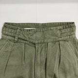 SINME グルカパンツ サイズ27 コットン パンツ カーキ レディース シンメ【中古】5-0731G∞