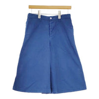 MHL. 578-132973 コットンリネン ショートパンツ ハーフパンツ ショーツ ブルー レディース エムエイチエル【中古】5-0402S∞