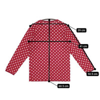marimekko pallopaita ドット 水玉 サイズ150 コットン 長袖Ｔシャツ カットソー ロンＴ レッド ホワイト レディース マリメッコ【中古】5-0731M∞