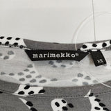 marimekko VARPUKKA サイズXS レーヨンストレッチ Ｔシャツ カットソー グレー レディース マリメッコ【中古】5-0731M∞