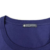 PETIT BATEAU 半袖 S/14 ワンピース パープル ブラウン レディース プチバトー【中古】5-0521S∞