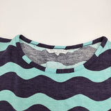 marimekko LOKKI ロッキ サイズXS レーヨン チュニック ブルー ネイビー レディース マリメッコ【中古】5-0521S∞