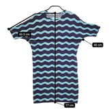 marimekko LOKKI ロッキ サイズXS レーヨン チュニック ブルー ネイビー レディース マリメッコ【中古】5-0521S∞