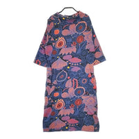 marimekko KAHVI サイズXS 総柄 コットン ワンピース マルチカラー レディース マリメッコ【中古】5-0402M∞
