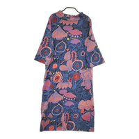 marimekko KAHVI サイズXS 総柄 コットン ワンピース マルチカラー レディース マリメッコ【中古】5-0402M∞