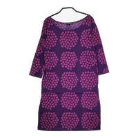 marimekko Puketti プケッティ サイズXS コットン ワンピース パープル レディース マリメッコ【中古】5-0402M∞