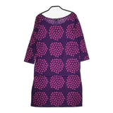 marimekko Puketti プケッティ サイズXS コットン ワンピース パープル レディース マリメッコ【中古】5-0402M∞