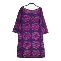 marimekko Puketti プケッティ サイズXS コットン ワンピース パープル レディース マリメッコ【中古】5-0402M∞