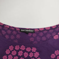 marimekko Puketti プケッティ サイズXS コットン ワンピース パープル レディース マリメッコ【中古】5-0402M∞