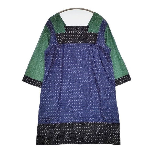 marimekko MUIJA ムイヤ 34 コットン チュニック ワンピース マルチカラー レディース マリメッコ【中古】5-0731M∞