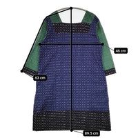 marimekko MUIJA ムイヤ 34 コットン チュニック ワンピース マルチカラー レディース マリメッコ【中古】5-0731M∞