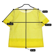 marimekko コットン プルオーバー ブラウス シャツ イエロー レディース マリメッコ【中古】5-0521S∞