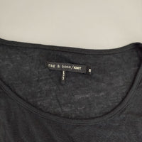 rag & bone KNIT アルパカ混 ペルー製 ニット ニットソー カットソー ブラック レディース ラグアンドボーン【中古】5-0402M∞