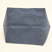 Herve Chapelier 1425C レザーハンドル舟型ショルダーL ショルダーバッグ ネイビー レディース エルベ・シャプリエ【中古】5-0827G∞