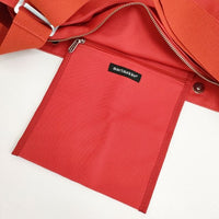 marimekko ウィークエンダーバッグ ラージサイズ ショルダーバッグ レッド レディース マリメッコ【中古】5-0827G∞