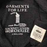 HACKNEY UNION WORKHOUSE ハックニーユニオンワークハウス フィッシャーマンズウールコート 英国製 チャコールグレー レディース【中古】5-0205T♪