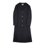 Authentique Sud サイズ38 ウール コート ブラック レディース バーニーズニューヨーク/BARNEYS NEW YORK【中古】5-1102A◎