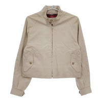 MARGARET HOWELL/BARACUTA G4 裏チェック スイングトップ M ブルゾン ベージュ レディース マーガレットハウエル/バラクータ【中古】5-0323M♪