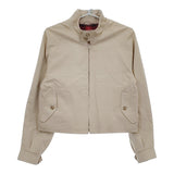 MARGARET HOWELL/BARACUTA G4 裏チェック スイングトップ M ブルゾン ベージュ レディース マーガレットハウエル/バラクータ【中古】5-0323M♪