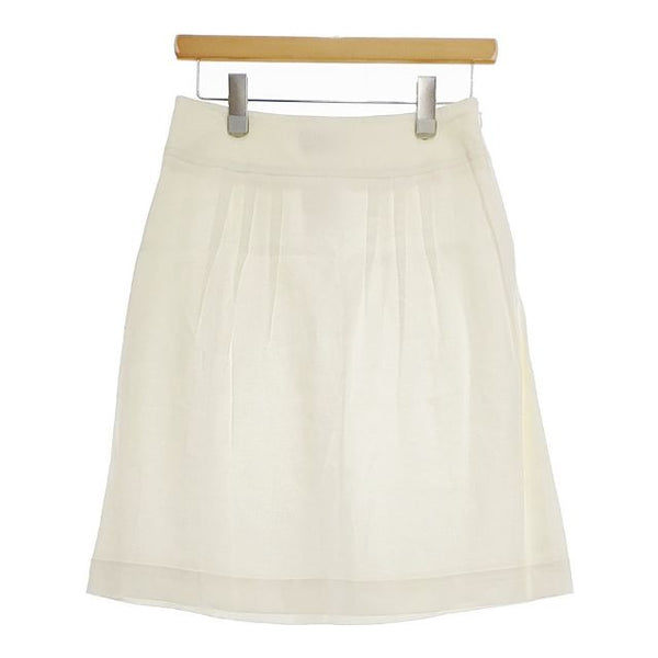 OLD ENGLAND リネン スカート ホワイト レディース オールドイングランド【中古】5-0402M∞