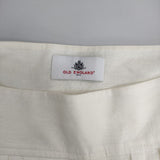 OLD ENGLAND リネン スカート ホワイト レディース オールドイングランド【中古】5-0402M∞