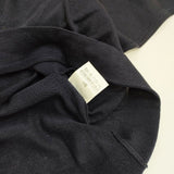 J&M Davidson Vネック プルオーバー コットン ニットソー セーター ニット ネイビー レディース ジェイアンドエムデヴィッドソン【中古】5-0731M∞