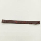 HENRY CUIR 未使用品 レザー ビーズ ブレスレット ブラウン レディース アンリークイール【中古】5-0330G∞