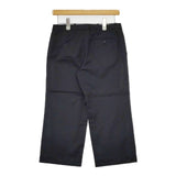 MARGARET HOWELL MHW07710402346 コットンスラックス クロップド パンツ ブラック レディース マーガレットハウエル【中古】5-0731G∞