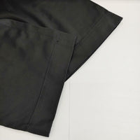 MARGARET HOWELL MHW07710402346 コットンスラックス クロップド パンツ ブラック レディース マーガレットハウエル【中古】5-0731G∞