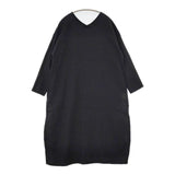 Lokapala コットンウール 長袖 プルオーバー ワンピース ブラック レディース ローカパーラ【中古】5-0731M∞