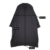 Sun Valley ハーフボタン プルオーバー ワンピース チャコールグレー レディース サンバレー【中古】5-0731M∞