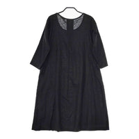 slone square リネン 日本製  ワンピース ブラック レディース スロンスクエア【中古】5-0402M∞