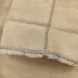 LOEWE スペイン製 子羊 ロエベジャパン レザー 革 サイズ38 その他ジャケット・コート ベージュ レディース ロエベ【中古】5-1102A◎