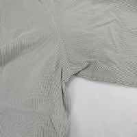 MARGARET HOWELL STRIPE SILK COTTON 578-8253010 長袖シャツ グリーン ホワイト レディース マーガレットハウエル【中古】5-0830M∞