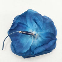 la fleur anemone 花 コサージュ ブローチ ブルー レディース ラフルール【中古】5-0330G∞