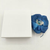 la fleur anemone 花 コサージュ ブローチ ブルー レディース ラフルール【中古】5-0330G∞