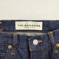 Shinzone CARROT DENIM キャロットデニム 34 定価23100円 19SMSPA68 ジーンズ デニムパンツ ネイビー レディース シンゾーン【中古】5-0731G∞