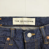 THE SHINZONE CARROT DENIM キャロットデニム 34 定価23100円 19SMSPA68 ジーンズ デニムパンツ ネイビー レディース シンゾーン【中古】5-0731G∞