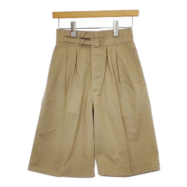 LENO & CO. グルカショートトラウザーズ ショートパンツ ハーフパンツ ショーツ ベージュ レディース リノ【中古】5-0521S∞