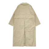YAECA 67551 ロング コットンナイロン ステンカラーコート ベージュ レディース ヤエカ【中古】5-0731M∞