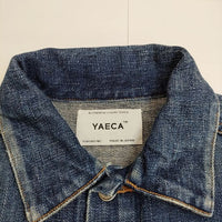 YAECA 16-12U コットン サイズM デニムジャケット USED NAVY ネイビー レディース ヤエカ【中古】5-0731M∞