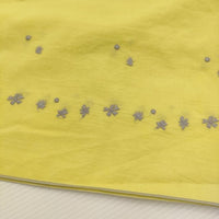 mina perhonen laundry hoshi*hana rs3035 サイズ36 ノースリーブ ワンピース イエロー レディース ミナペルホネンランドリー【中古】5-0608S♪