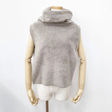 ALWEL FLEECE HIGH NECK GAITER 定価9900円 無地 マフラー ネックウォーマー ベージュ レディース オルウェル【中古】5-1023T◎