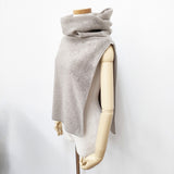 ALWEL FLEECE HIGH NECK GAITER 定価9900円 無地 マフラー ネックウォーマー ベージュ レディース オルウェル【中古】5-1023T◎