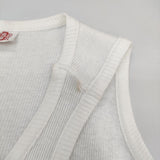 R&D.M.Co- タンクトップ ノースリーブ チュニック ホワイト レディース オールドマンズテーラー【中古】5-0521S∞