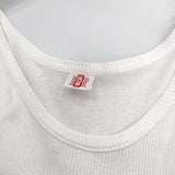 R&D.M.Co- タンクトップ ノースリーブ チュニック ホワイト レディース オールドマンズテーラー【中古】5-0521S∞