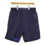 OLDMAN'S TAILOR BIRD MARK R&D.M.Co- サイズ36 ショートパンツ ハーフパンツ ショーツ ネイビー レディース オールドマンズテーラー【中古】5-0521S∞