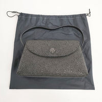 印傳屋 INDEN-YA 鹿革 漆塗り フォーマル トートバッグ ハンドバッグ ブラック レディース 印傳屋【中古】5-0929G∞