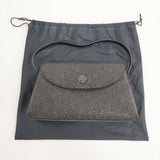 印傳屋 INDEN-YA 鹿革 漆塗り フォーマル トートバッグ ハンドバッグ ブラック レディース 印傳屋【中古】5-0929G∞