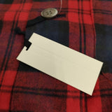 OLDMAN'S TAILOR R&D.M.Co- フランネル ARMTARTAN サイズ34 チェック ジャケット レッド レディース オールドマンズテーラー【中古】5-0324T∞